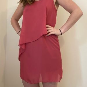 Pink Asymmetrical Dress
